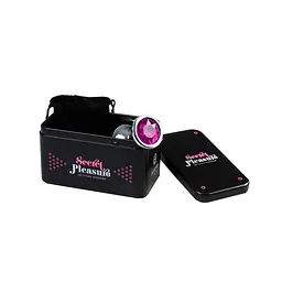 Анальна пробка Secret Play Metal Butt Plug Fuchsia M, 8,5 см (фуксія) - мініатюра 4