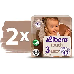 Набір підгузки Libero Touch 3 (5-8 кг) 80 шт. - мініатюра 2