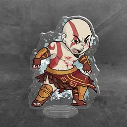 Акрилова колекційна фігурка Чібі Chibi God of War Кратос 10 см - мініатюра 2