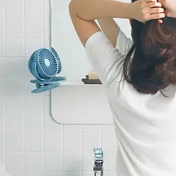 Портативний вентилятор Xiaomi SOLOVE Clip Fun F3 Blue - мініатюра 3