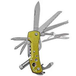 Брелок-мультіїнструмент Munkees 2581 Pocket Knife Led Світло-зелений