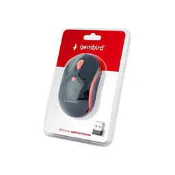 Мишка Gembird MUSW-4B-03-R Black+Red (MUSW-4B-03-R) - мініатюра 3