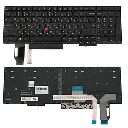 Клавіатура для ноутбука LENOVO (ThinkPad: T15 gen 2 P15s gen 2) rus чорний підсвічування клавіш