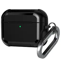 Чохол для навушників Armorstandart Panzer для Apple Airpods Pro 3 Black (ARM88286)
