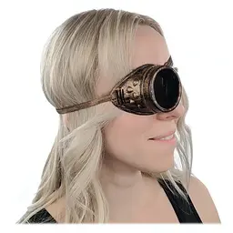 Окуляри гоггл-монокль Steampunk WOMAN - мініатюра 3