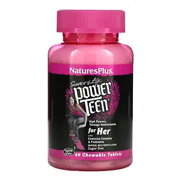 Вітамінно-Мінеральний комплекс для Дівчаток-Підлітків Power Teen Iherb Chewable - 60 таб без цукру
