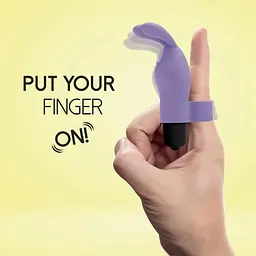 Вібратор на палець FeelzToys Magic Finger Vibrator Purple - мініатюра 5