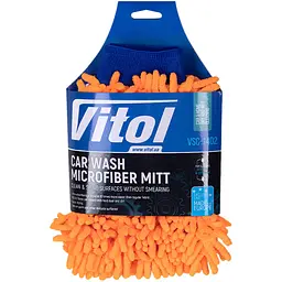 Губка-рукавиця Vitol для миття авто мікрофібра 25х18 см (VSC-1402)