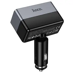 АЗП Hoco Z65A Smart cigarette lighter PD45W (1USB-A/2C) Black - мініатюра 4