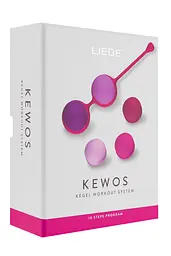 Вагінальні кульки Liebe Pleasure Toys Kewos, 14 см, помаранчевий - мініатюра 5
