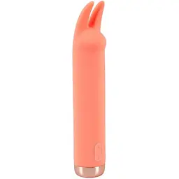 Вібратор You2Toys для клітора Peachy Mini Tickle Bunny 15.4 см помаранчевий