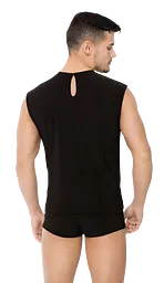 Сексуальний комплект Softline Shirt and Shorts 4604 XL чорний з білим - мініатюра 2