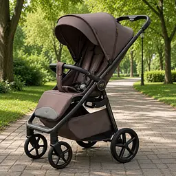 Прогулянкова коляска CARRELLO Bravo Carbon CRL-5530 Mineral Brown - мініатюра 2
