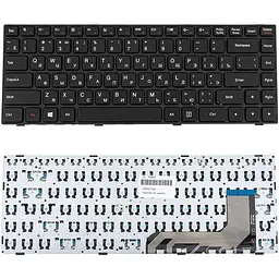 Клавіатура для ноутбука LENOVO (IdeaPad: 100-14IBY) rus чорний