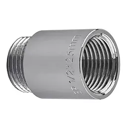 Подовжувач Europroduct Ep.E025.Chr - 1/2"MF-25мм хром EP6124 - мініатюра 3