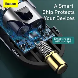 Автомобільний подовжувач зарядний BASEUS Share Together PPS multi-port with cord 4usb - мініатюра 8