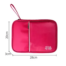 Органайзер для дротів і планшета LoveYouHome до 11'' 28х20х3 см бордовий (59027) - мініатюра 2