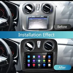 Android магнітола 9" для Renault Logan II / Sandero з GPS - мініатюра 8