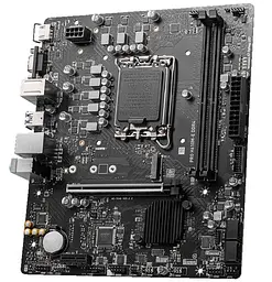 Материнська плата MSI PRO H610M-E DDR4 (PRO H610M-E DDR4) (Socket 1700, Intel H610, Micro-ATX) - мініатюра 2