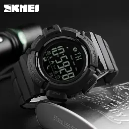 Смарт-годинник Skmei 1245 Black, 1245BK (15924) - мініатюра 2