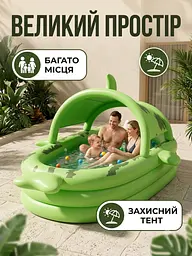 Надувний басейн із тентом Акула - мініатюра 4