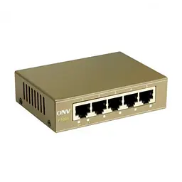 Комутатор 5-портовий гігабітний ONV-H7005 (73-00122)