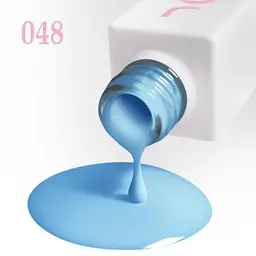 Гель-лак для нігтів блакитний 048 емаль JOIA vegan 6 мл - мініатюра 3