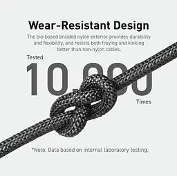 Кабель Anker 544 USB-C to USB-C - 0.9m 140W Bio-Nylon Black (6989635) - мініатюра 7