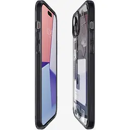 Чохол оригінальний протиударний Spigen Ultra Hybrid Crystal MagSafe для iPhone 14 Plus/15 Plus Zero One ACS06664 - мініатюра 10