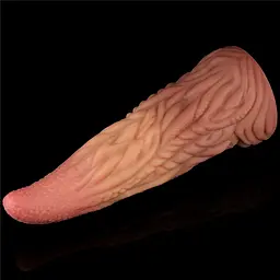 Фалоімітатор Dual-Layered Silicone 10'' Nature Cock 25 см коричневий - мініатюра 8
