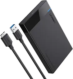 Зовнішній карман для накопичувача UGREEN US221 2.5 Inch Hard Drive Box (UGR-30848)