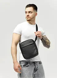 Сумка жіноча Sambag Makros чорна 23 х 19 х 7 см (70230001m)