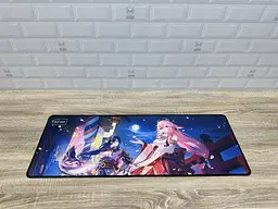 Великий килимок для мишки WorkPlaceShop Anime Геншин Імпакт Яе Міко та Сегун Райден 700 x 300 мм