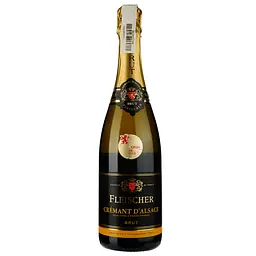 Ігристе вино Fleischer Cremant d'Alsace Brut біле брют 0.75 л