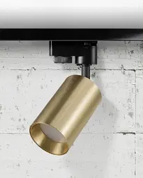 Трековий світильник Goldlux 327628 Maribel GU10 1x10W IP20 Золотий - мініатюра 2