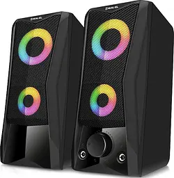 Акустична система REAL-EL S-107 USB Black (EL121100017)