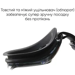 Окуляри для плавання Renvo Lambro Уні Anti-fog Чорний OSFM (2SG210-01) - мініатюра 7