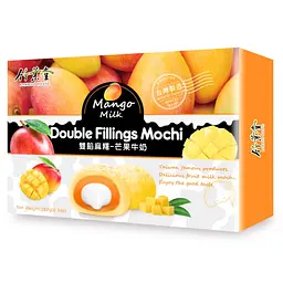 Десерт Моті Bamboo House Double Filling Mochi - Mango & Milk 180 г