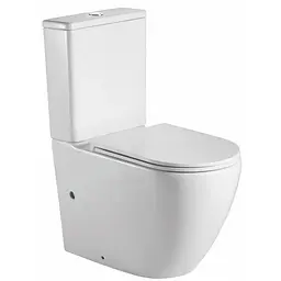 Унітаз-компакт Mixxus Premium Ellipse-0402-R 660x390x855 мм, Rimless MP6468, Білий