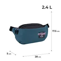 Сумка-бананка Kite Education teens 2771-2 бірюзова (K24-2771-2) - мініатюра 2