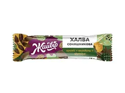 Халва ЖАЙВІР 58г соняшникова "Горіховий мікс", ф.