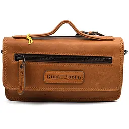 Чоловіча шкіряна сумка через плече Hill&Burry 20х11х6 см sum0025789 - мініатюра 4