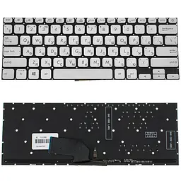 Клавіатура для ноутбука ASUS (X330 series) rus, silver, без кадру