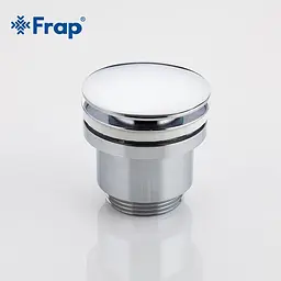 Донний клапан Frap F62, автомат, 1 1/4", хром, Хром - мініатюра 2