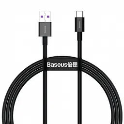 Кабель Baseus Superior Series Fast Charging Data Cable USB to Type-C 66W 1m Black