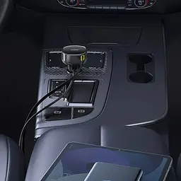 Розгалужувач - подовжувач зарядний в авто Baseus Enjoyment Pro 60 W (1USB-C) + висувний кабель Type-C - мініатюра 8