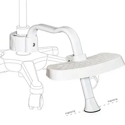 Підставка для крісел Mealux BD-P4 White (арт. BD-P4 W)