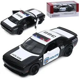 Машина KT5461WP інерція,метал,12см,1:40,поліція,відчиняються двері,гумові колеса,кор.16-7-7,5см