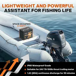Акумулятор Li Time LiFePO4 24V (25.6V/50Ah/1280Wh) (L24V50-50-TM-BT-8-A70) - мініатюра 7