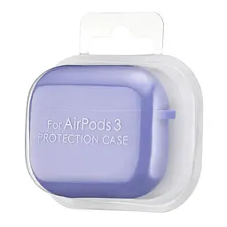 Чохол Silicone Case 2,5mm with microfiber for AirPods 3 Elegant Purple - мініатюра 2